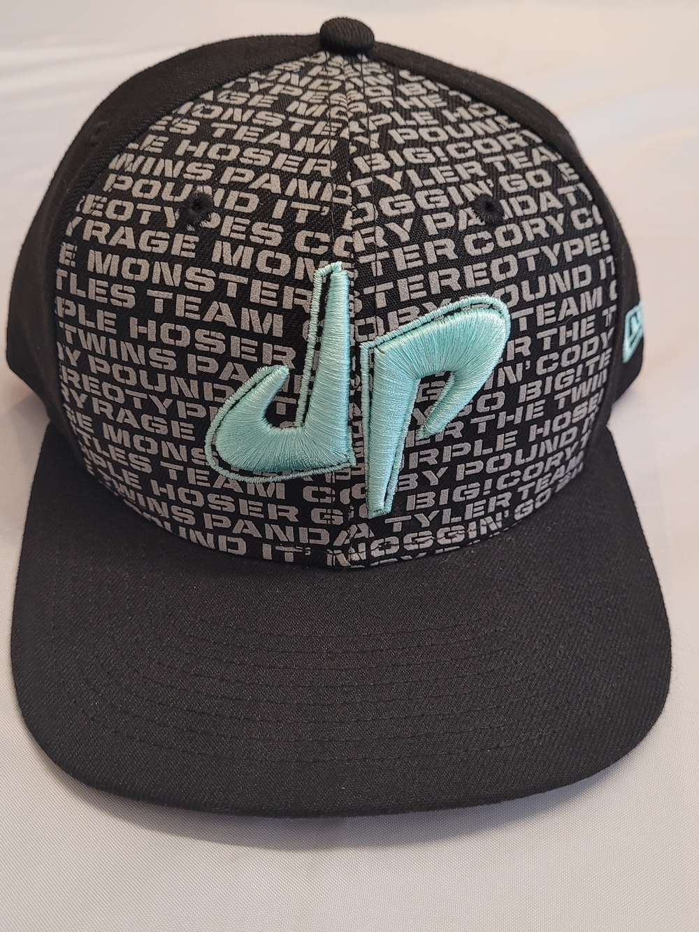 Dude Perfect DP New Era Snapback Hat Black Teal